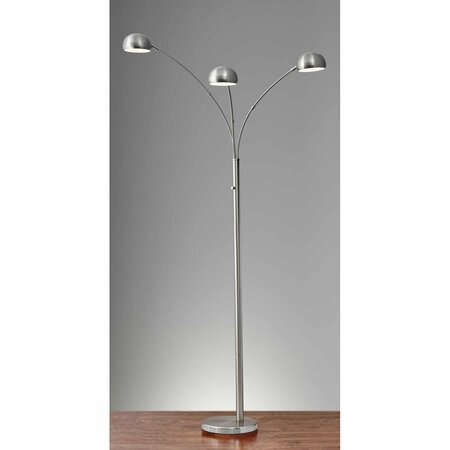 HAZ Brushed Steel Metal Arc Lamp; 45 x 33 x 84 in. HA3088514